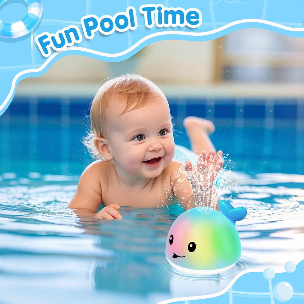 Gigilli bath toy with waterproof seal protects the battery and port