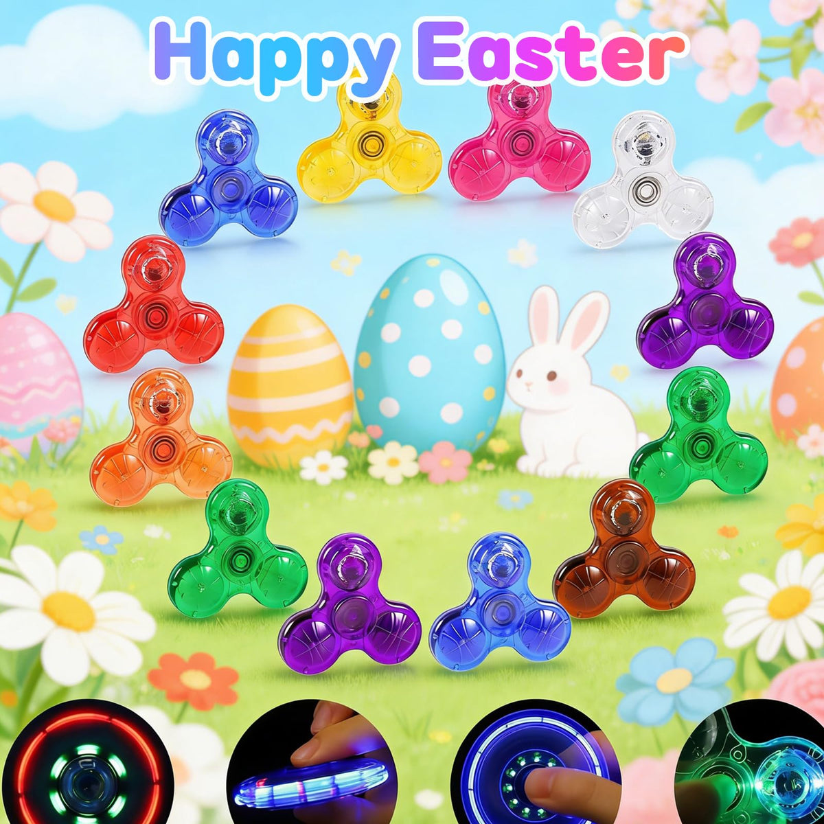 Gigilli Mini Fidget Spinner color patterns provide engaging visual variety.