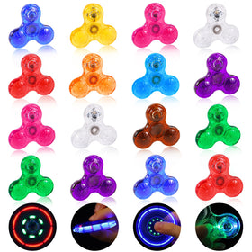 Gigilli Mini Fidget Spinner LED glow in the dark enhances party visuals.
