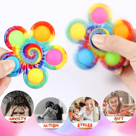 Gigilli silicone surface fidget toy with soft rubber buttons