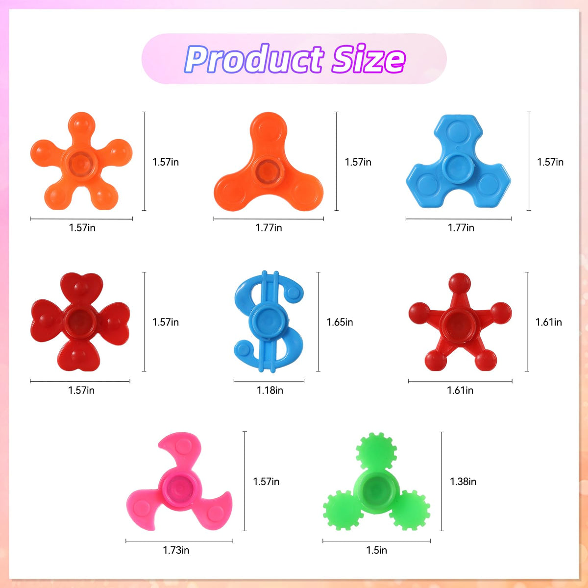 Gigilli stress-relief mini spinner for quick calm moments