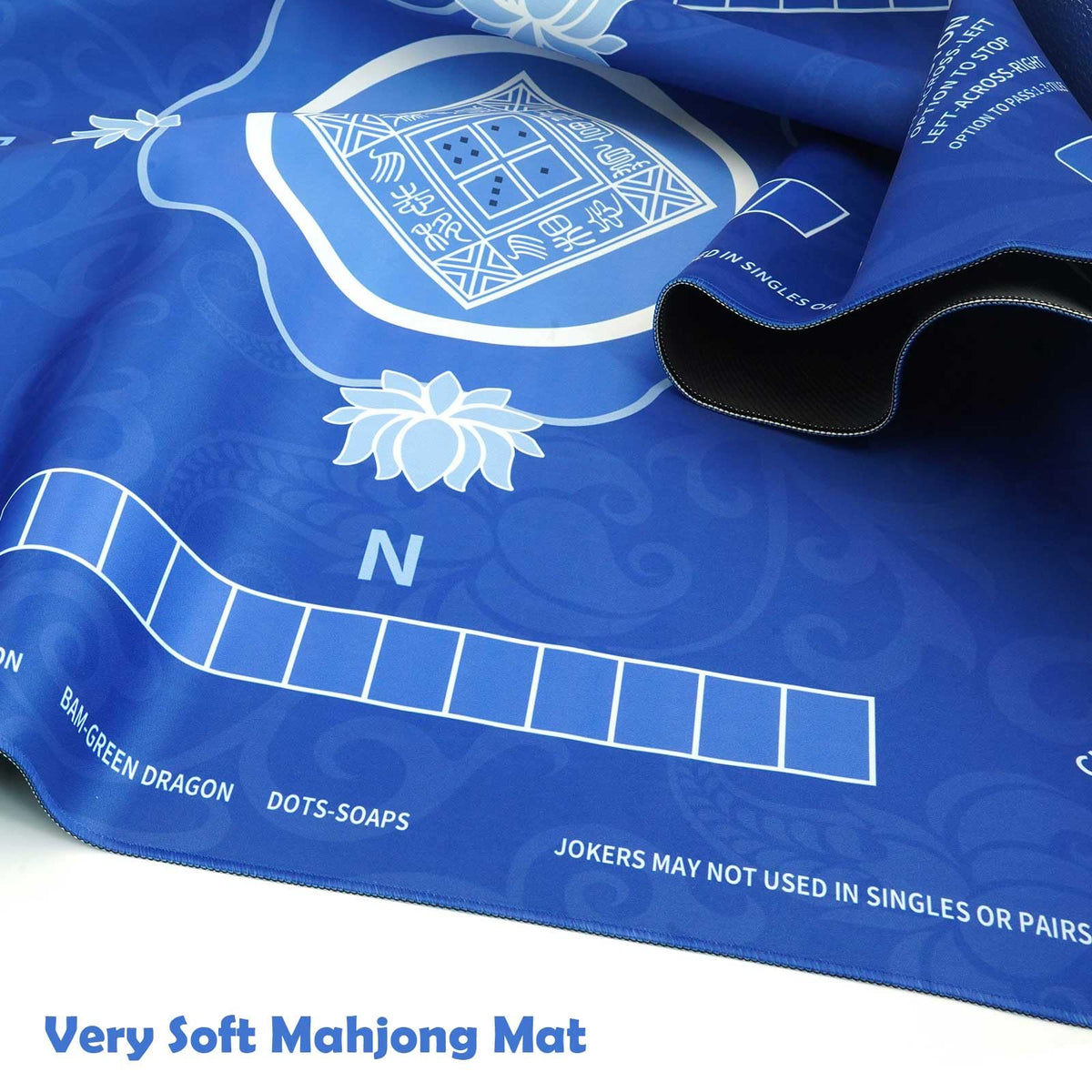 Gihunk Mahjong Mat foldable with storage bag for travel.