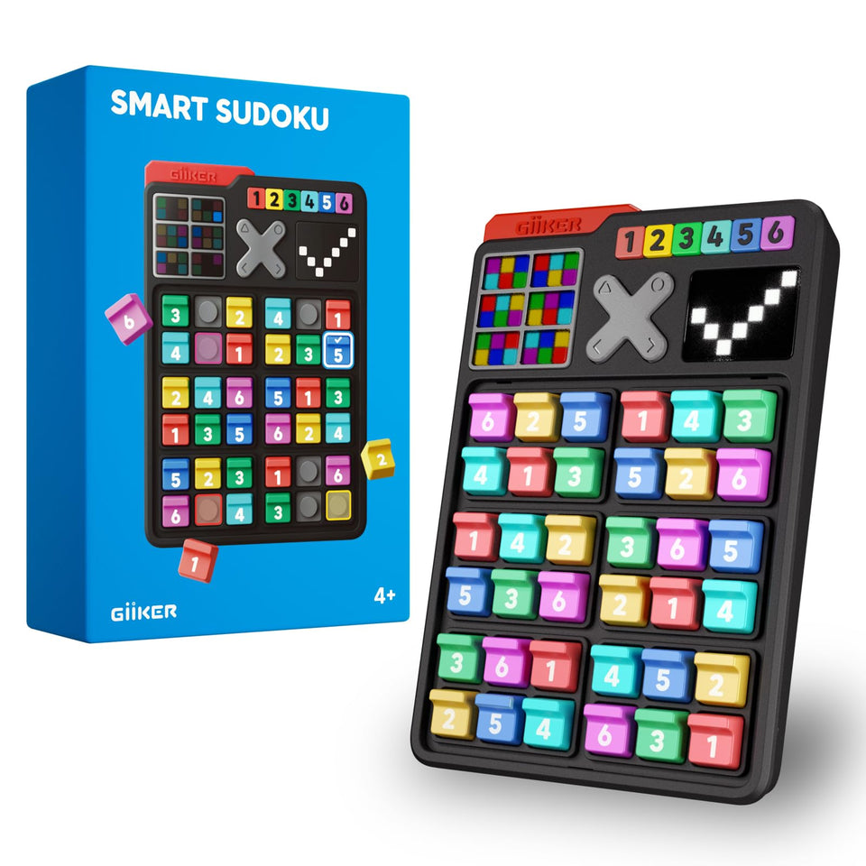 GiiKER Smart Sudoku interactive play on screen boosts logical thinking for kids.