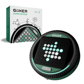 GiiKER Super Reversi front LED board showcasing glowing playfield for clear move planning.