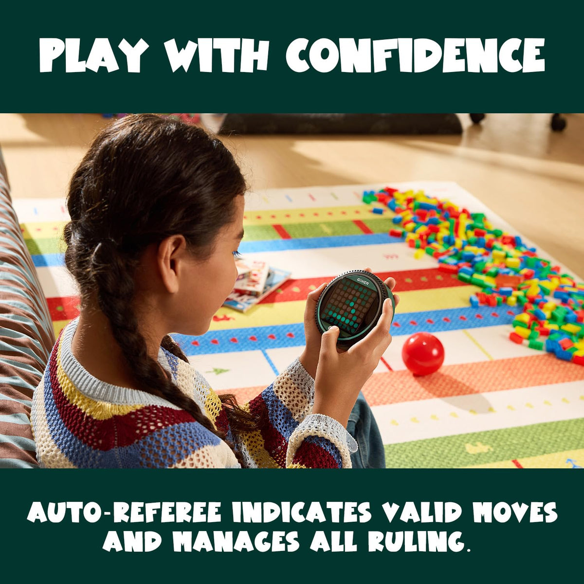 GiiKER Super Reversi mute option enabling quiet sessions in shared spaces.
