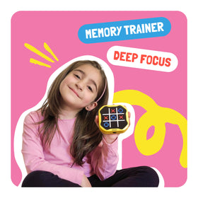 GiiKER Tic Tac Toe Bolt three-in-one packaging highlights versatile puzzles