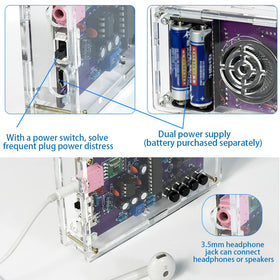 Gikfun FM Radio Kit family education project in classroom or home.