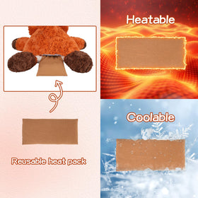 GILFWM Fox Plush-washable-cover image highlights easy care and long-lasting softness