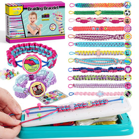 GILI friendship bracelet kit loom setup for portable, mess-free crafting.