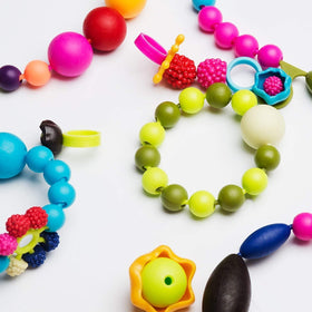 GILI Pop Beads ring creation showcasing small jewelry making fun