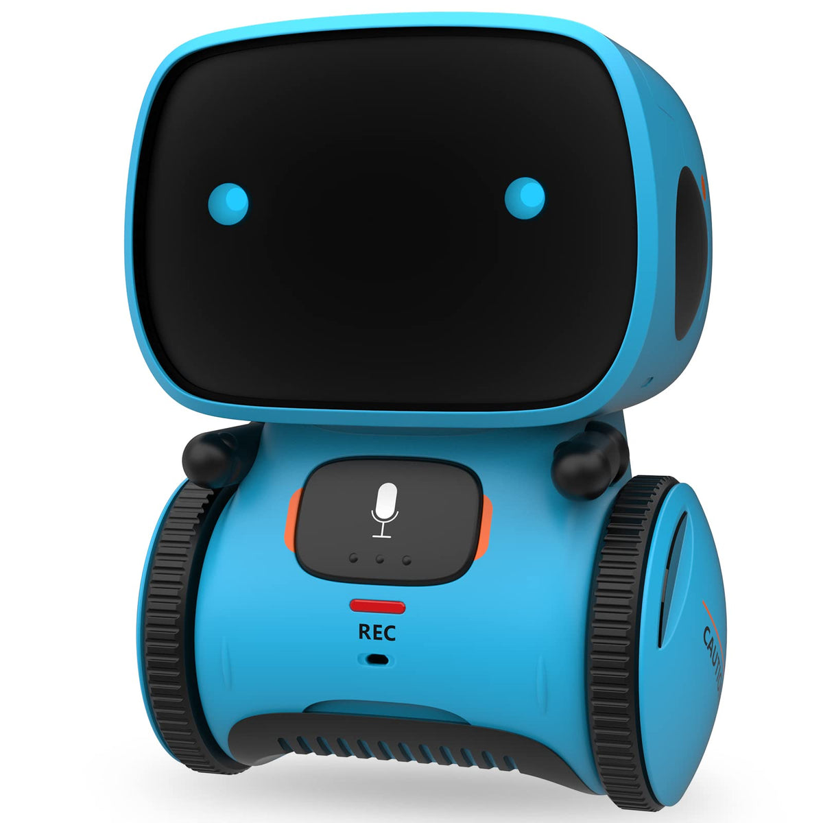 GILOBABY interactive talking robot blue front view for immersive storytelling and learning.