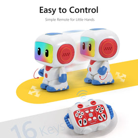GILOBABY eight built-in songs with adjustable volume for kid-friendly dance