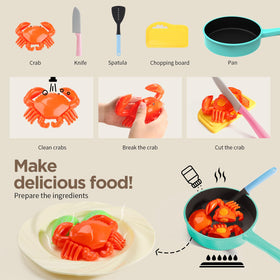 GILOBABY peelable eggs and corn add hands-on realism to playtime