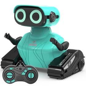 GILOBABY remote control robot blue eye with flashing LEDs for vibrant playtime