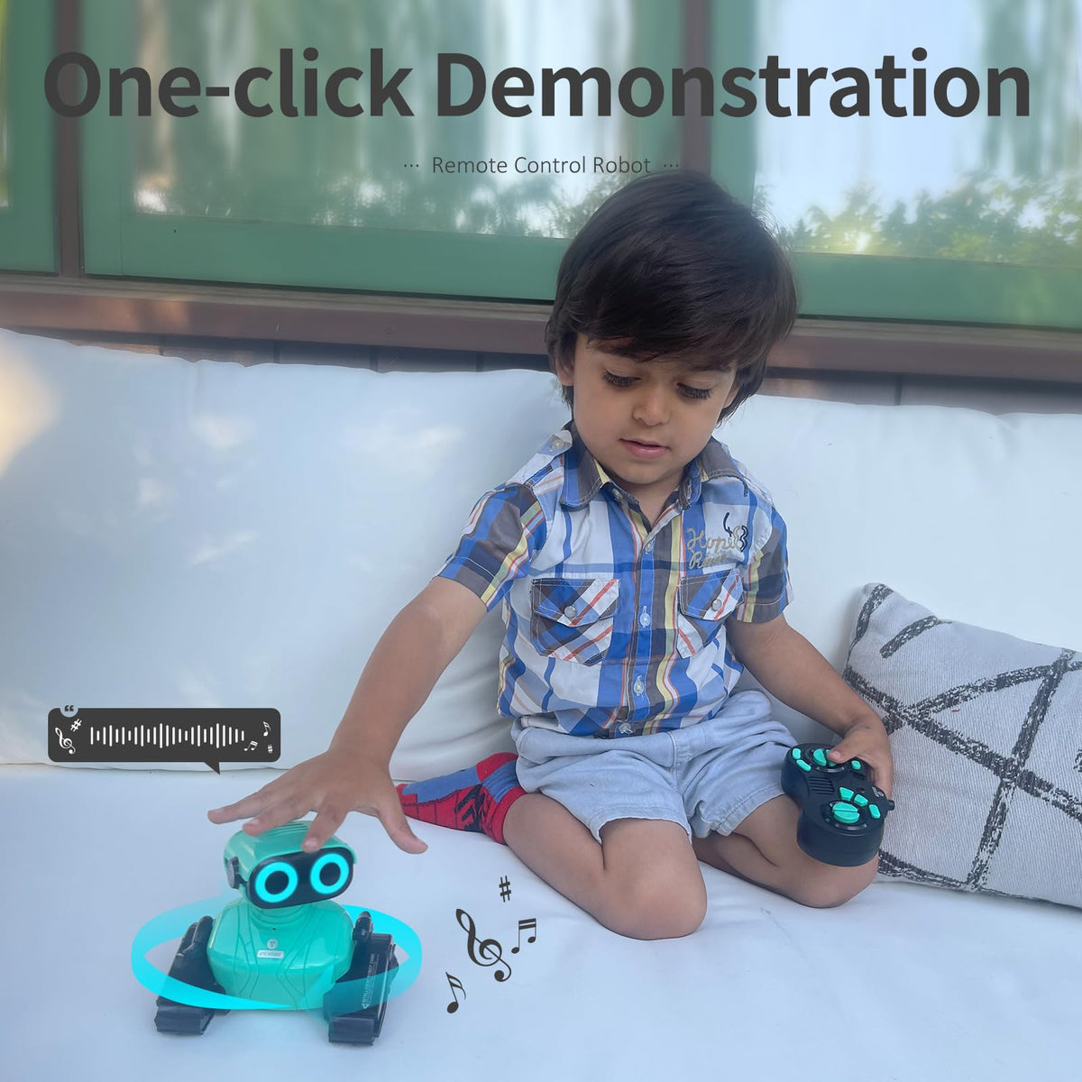 GILOBABY robot dancing feature enables lively movement and social play