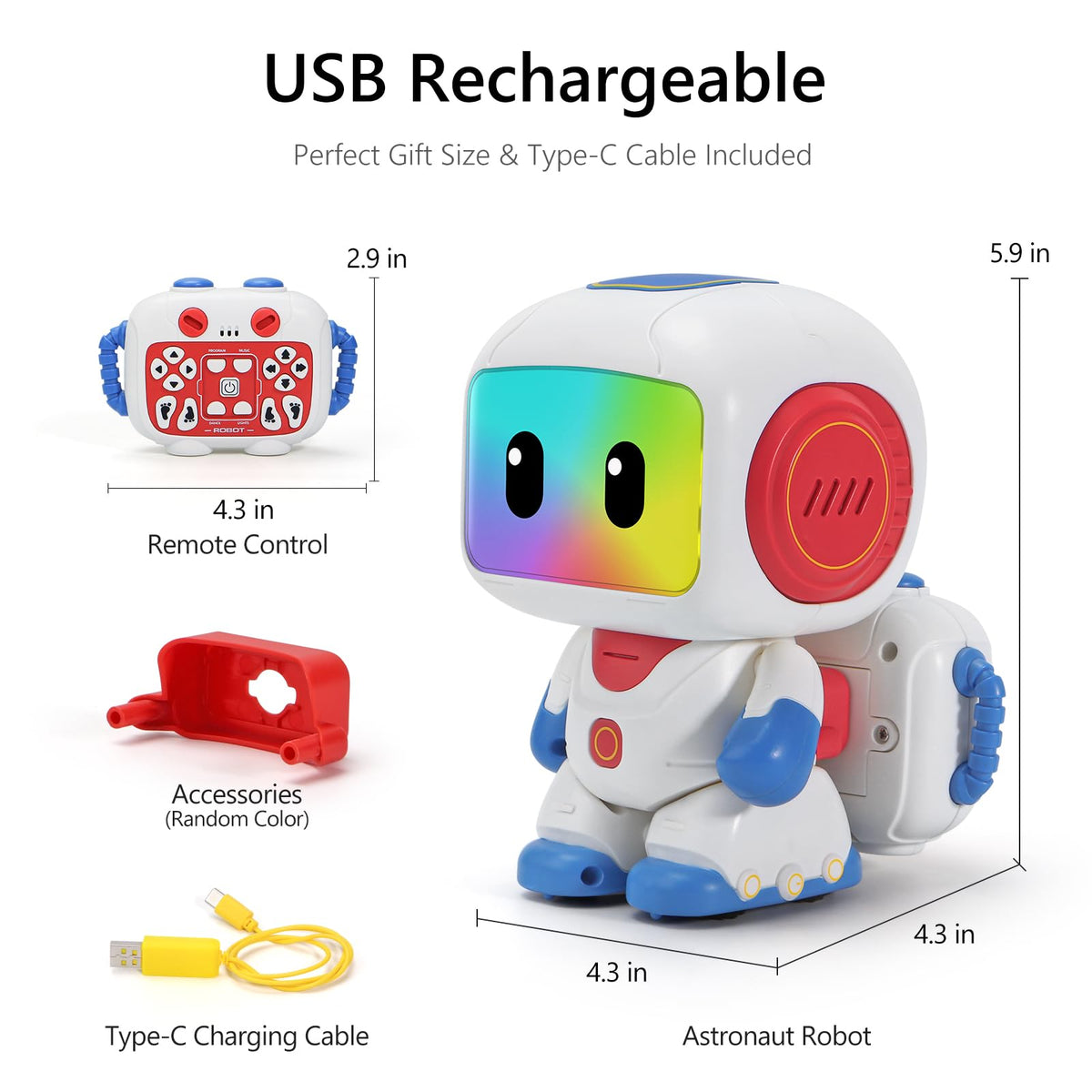 GILOBABY USB-C charging and gift-ready packaging for easy gifting