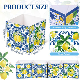 Close-up of Capri Lemon pattern highlighting Amalfi Coast style decor.