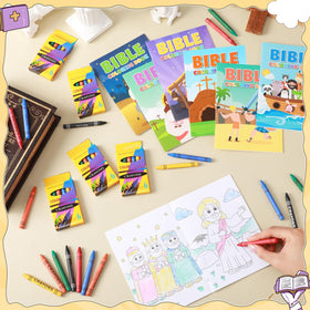 Gilprop sturdy, compact coloring books suitable for small hands and travel.