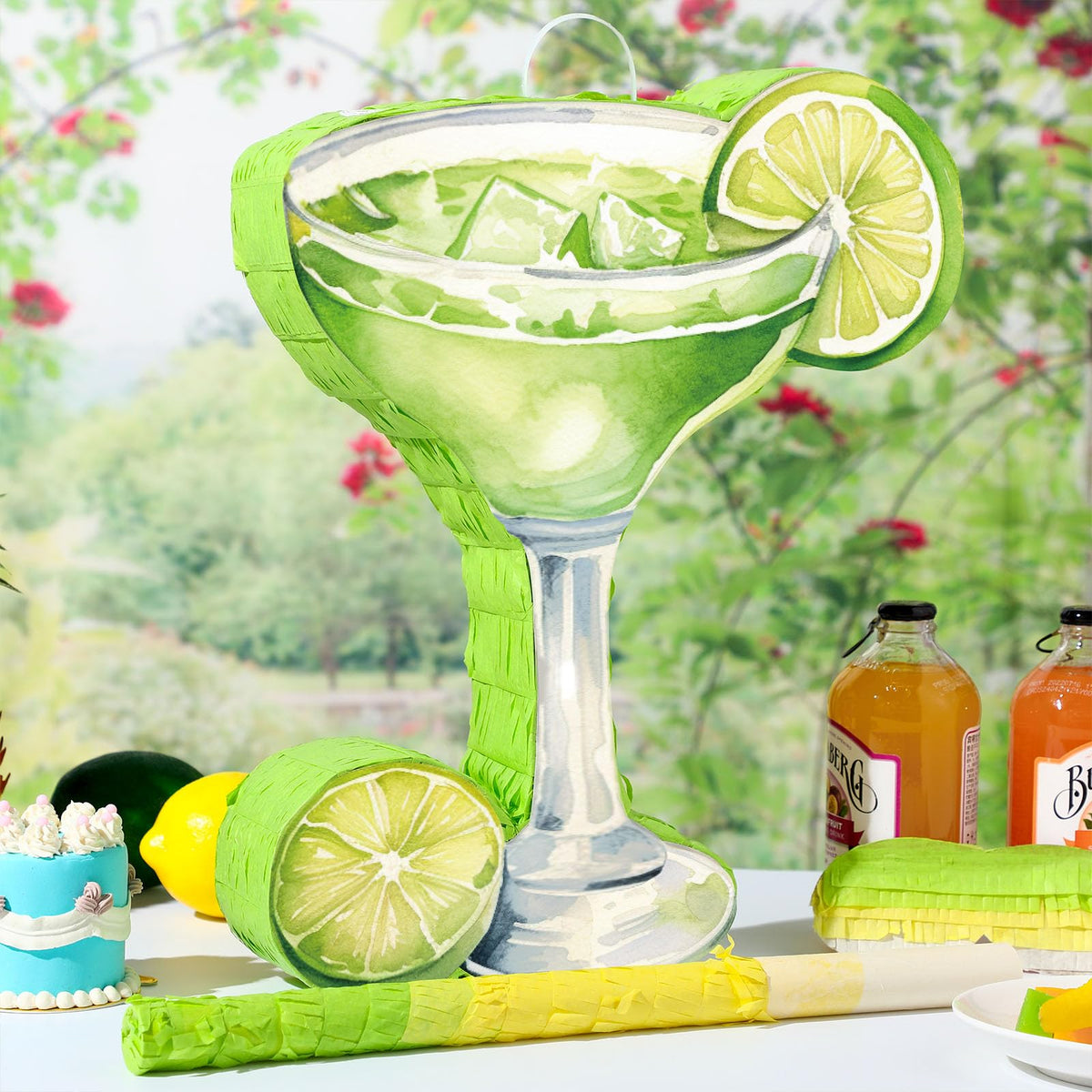 Gilprop Margarita Pinata blindfold helps guests participate safely and have fun.