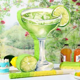 Gilprop Margarita Pinata blindfold helps guests participate safely and have fun.