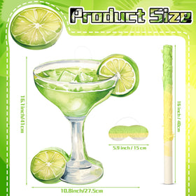 Gilprop Margarita Pinata with wine-glass shape enhances wedding or bachelor party decor.
