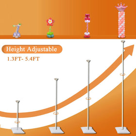 GIMCALO adjustable arch height allows indoor or outdoor party layouts.