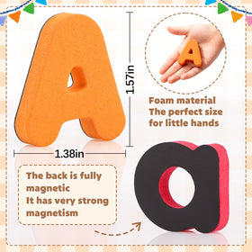 GINMIC soft-touch foam magnets are easy for little hands to grasp