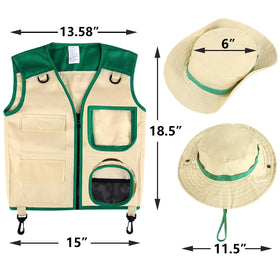 GINMIC explorer hat with adjustable drawstring provides secure fit for kids.