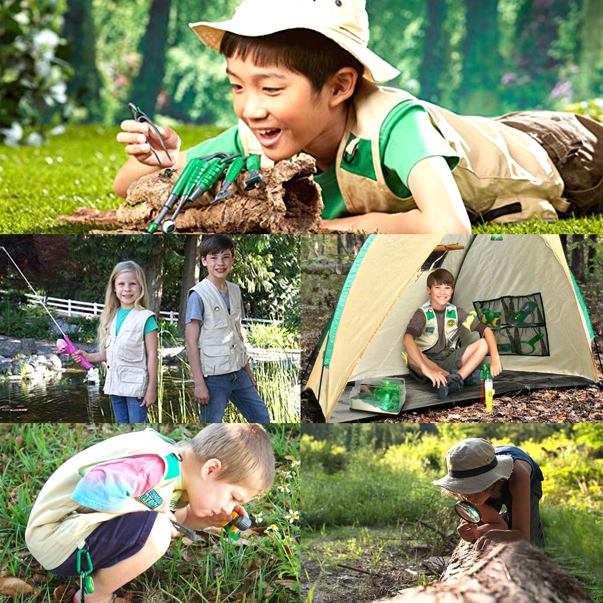 GINMIC kids adventure gear for camping, hiking, and imaginative play.