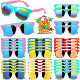 GINMIC kids sunglasses neon bulk pack for sunny outdoor play and sun safety.