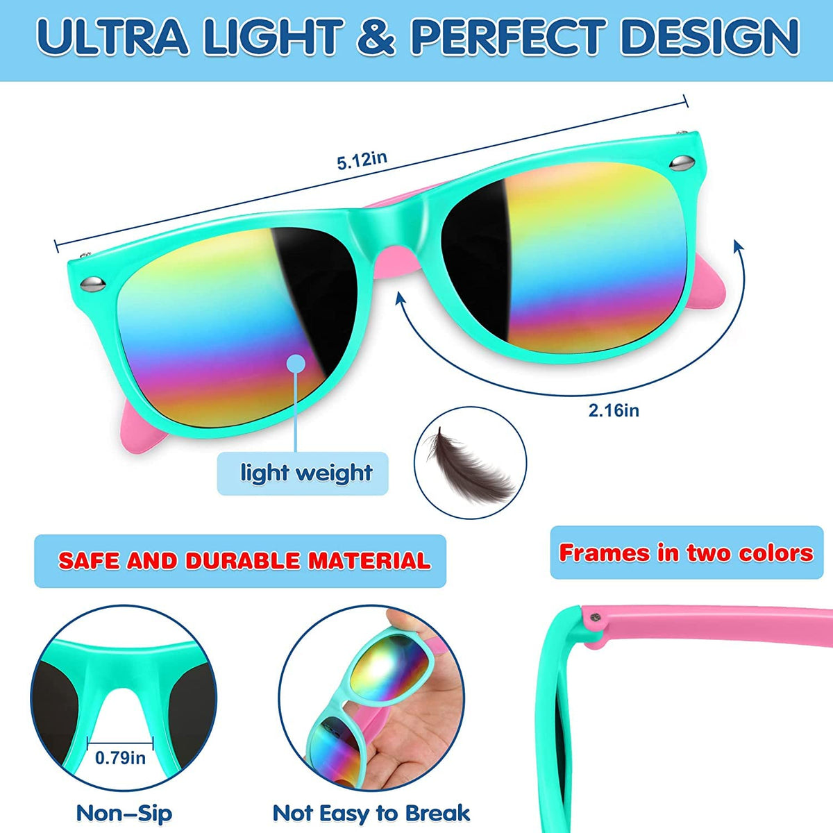GINMIC kid sunglasses with polarized lenses and lightweight frame.