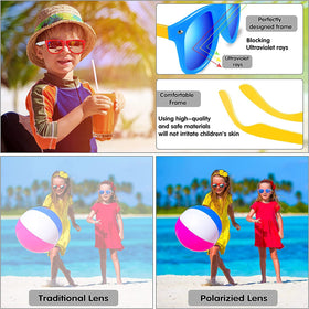 GINMIC kid-friendly sunglasses for beach weekends and vacations.