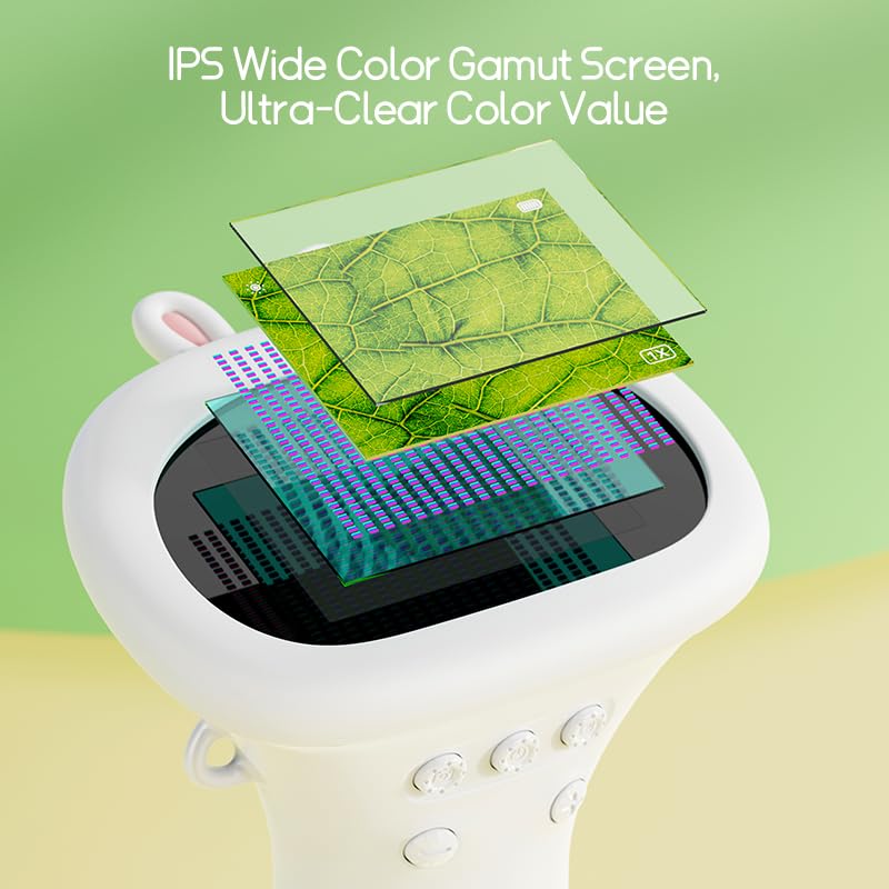 GinoCaco pocket microscope is lightweight and drop-resistant for adventures at home, school, or outdoors.