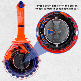GINZZHI 70 foam darts pack compatible with Nerf N-Strike Elite for quick reloading