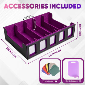 GIRAVO 24 color dividers help you sort decks and label stacks.