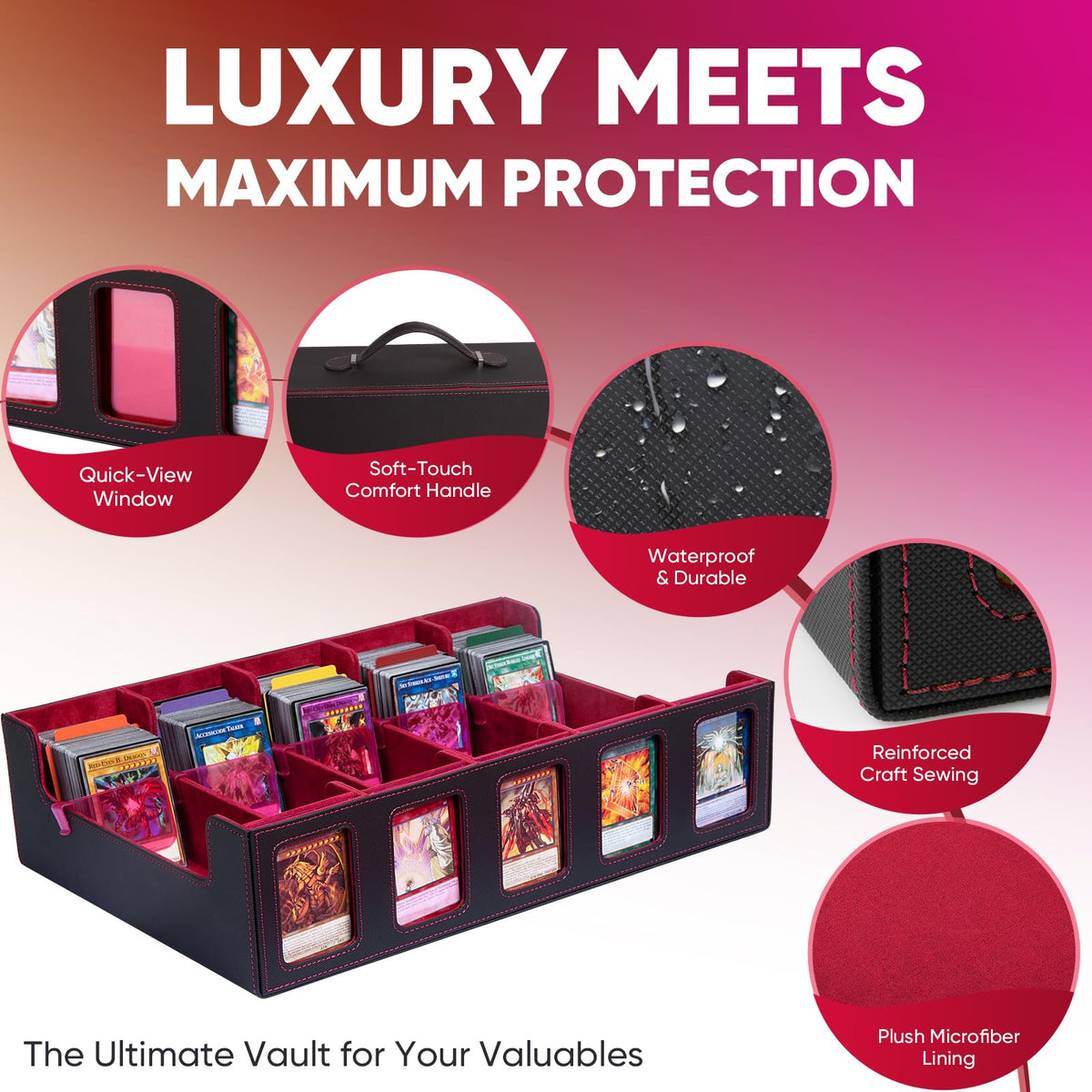 GIRAVO magnetic lid keeps contents secure during transport and sorting.