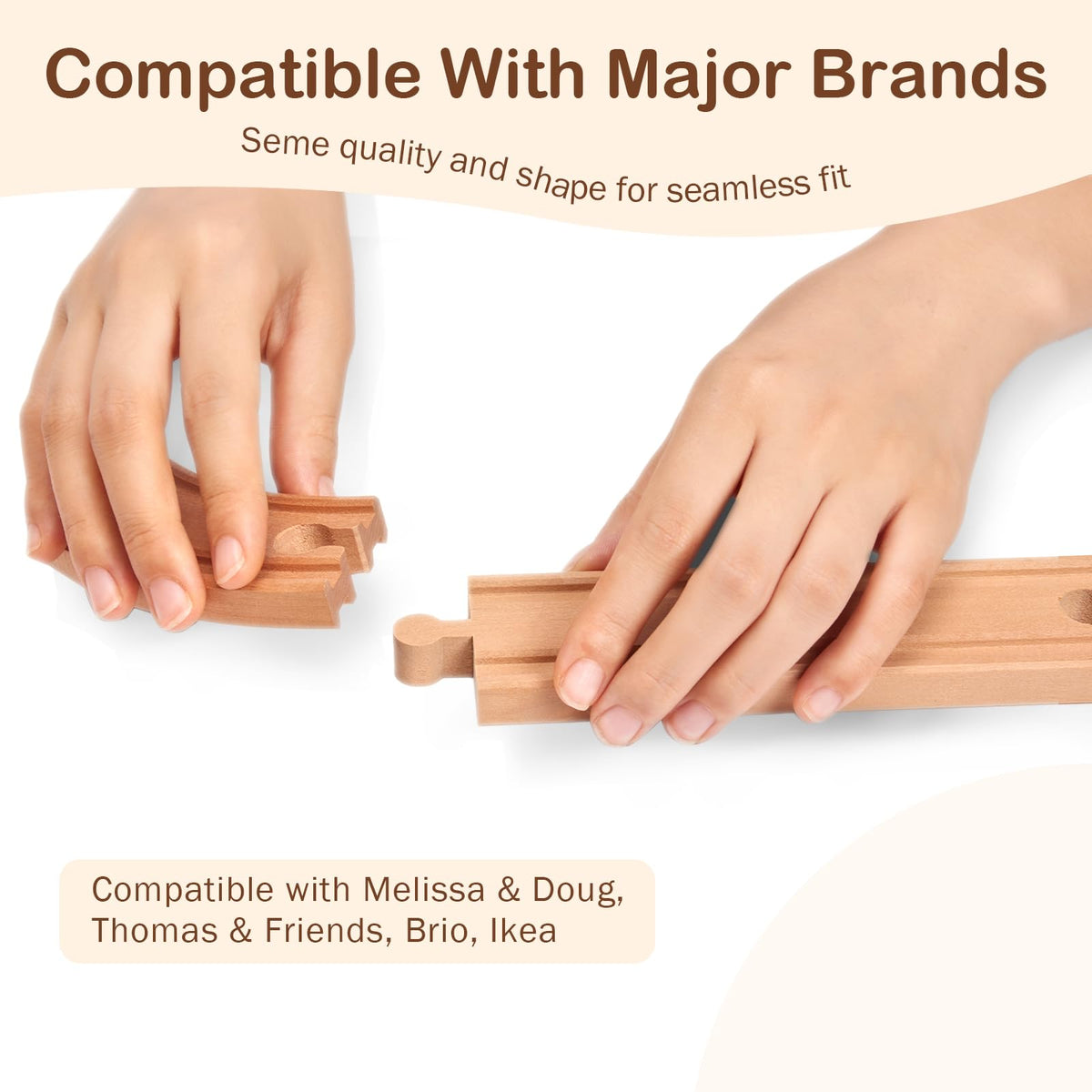 GIRAVO wooden tracks connect easily for expandable layouts and storytelling