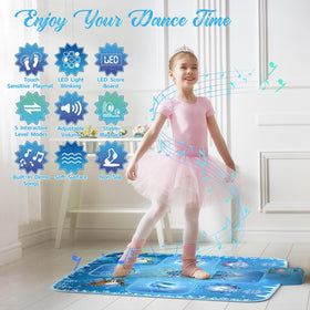 GirlsHome Dance Mat waterproof surface easy to clean after energetic sessions