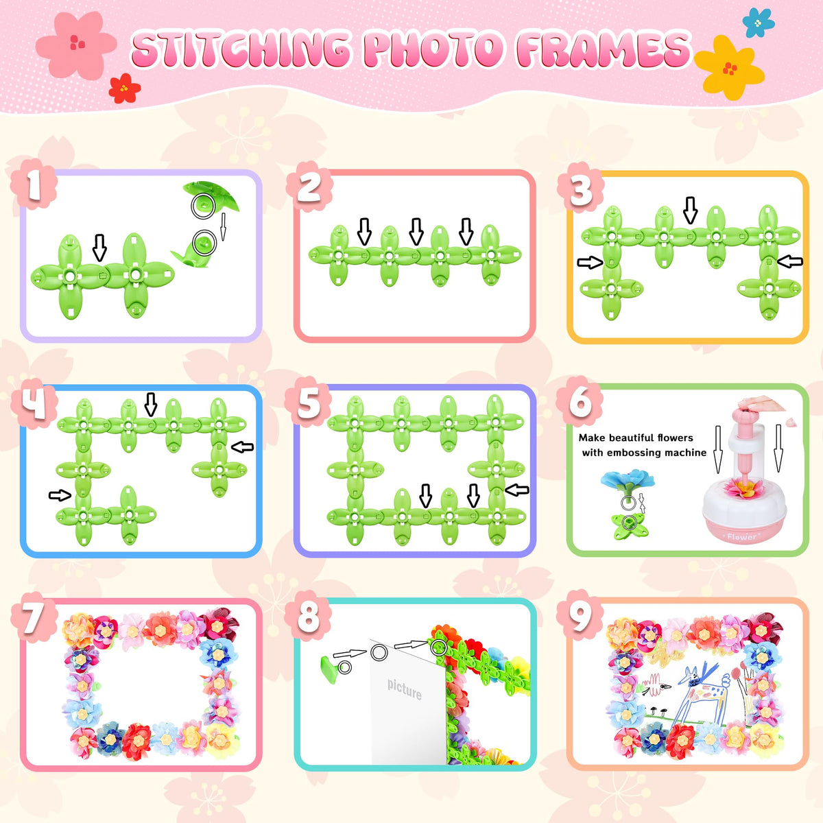 GirlsHome complete DIY flower kit supports family time and group learning.