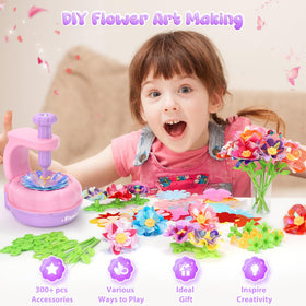 GirlsHome illustrated tutorials guide step-by-step flower making.
