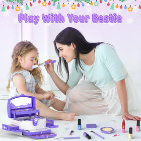 GirlsHome washable nail polishes are safe for kids and easy to clean with soap and water.