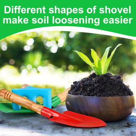 Gisafai flat shovel red great for leveling soil and scooping