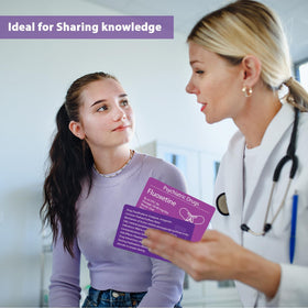 gisgfim 300 flash cards show dosage formulas for quick reference during practice.