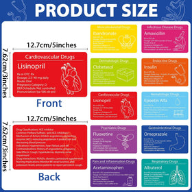gisgfim 300 flash cards shown in compact 3x5 size, perfect for on-the-go review.