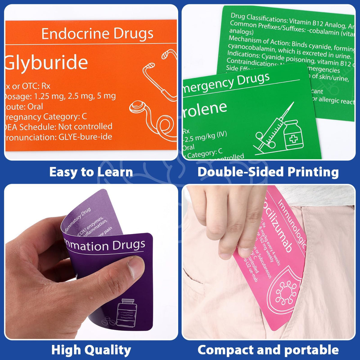 gisgfim 300 flash cards with durable materials withstand daily study and classroom use.