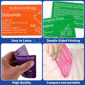 gisgfim 300 flash cards with durable materials withstand daily study and classroom use.