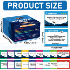 gisgfim IFR flashcards color coded topics for quick review during training.