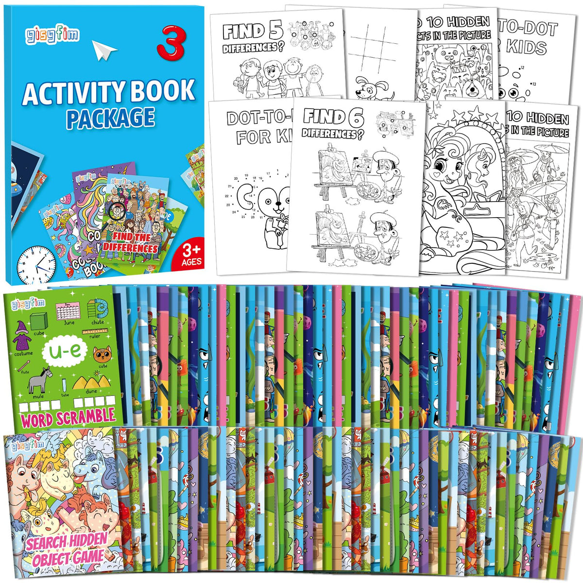 gisgfim mini activity book mazes promotes problem-solving on the go