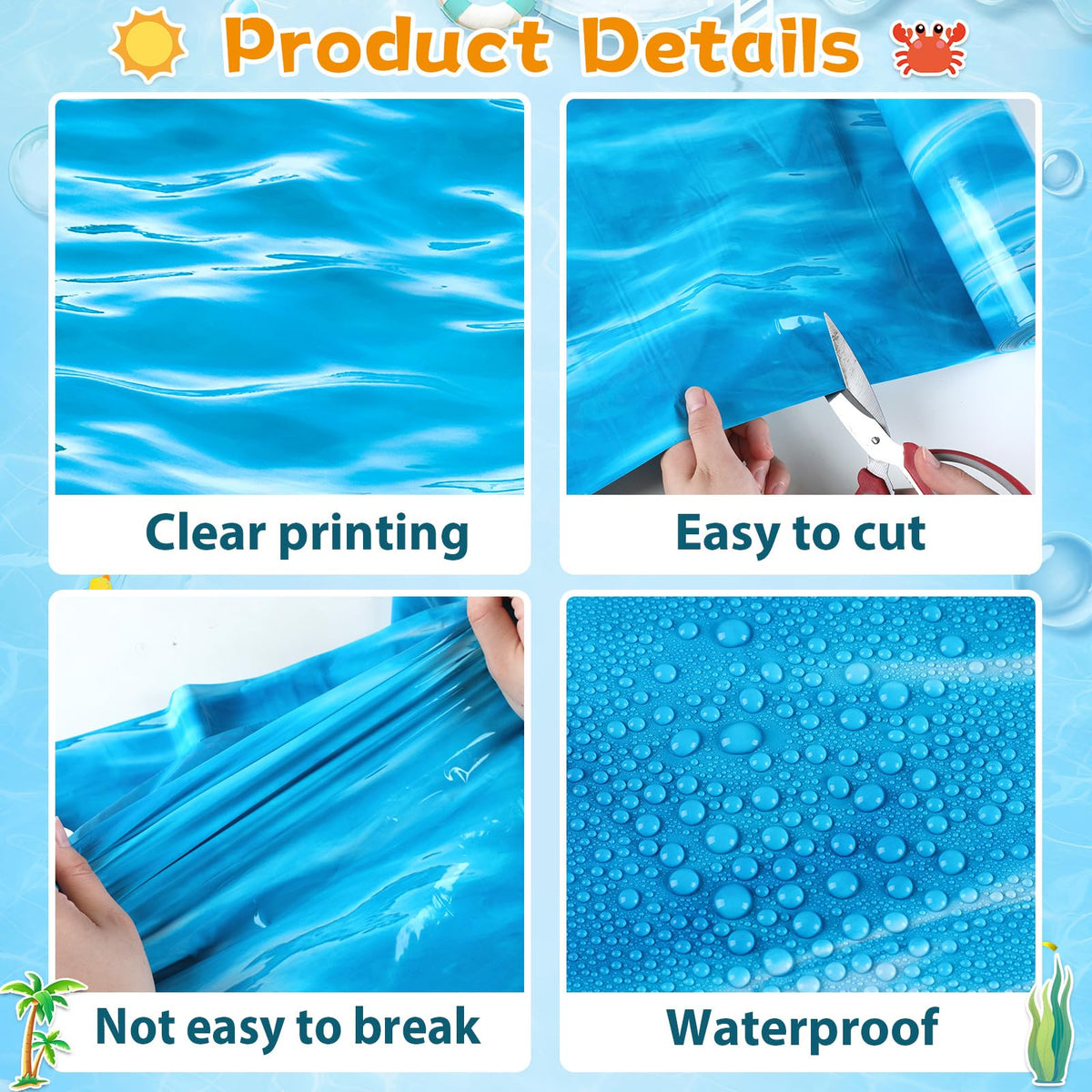 gisgfim ocean classroom decor wall backdrop enhances educational spaces.