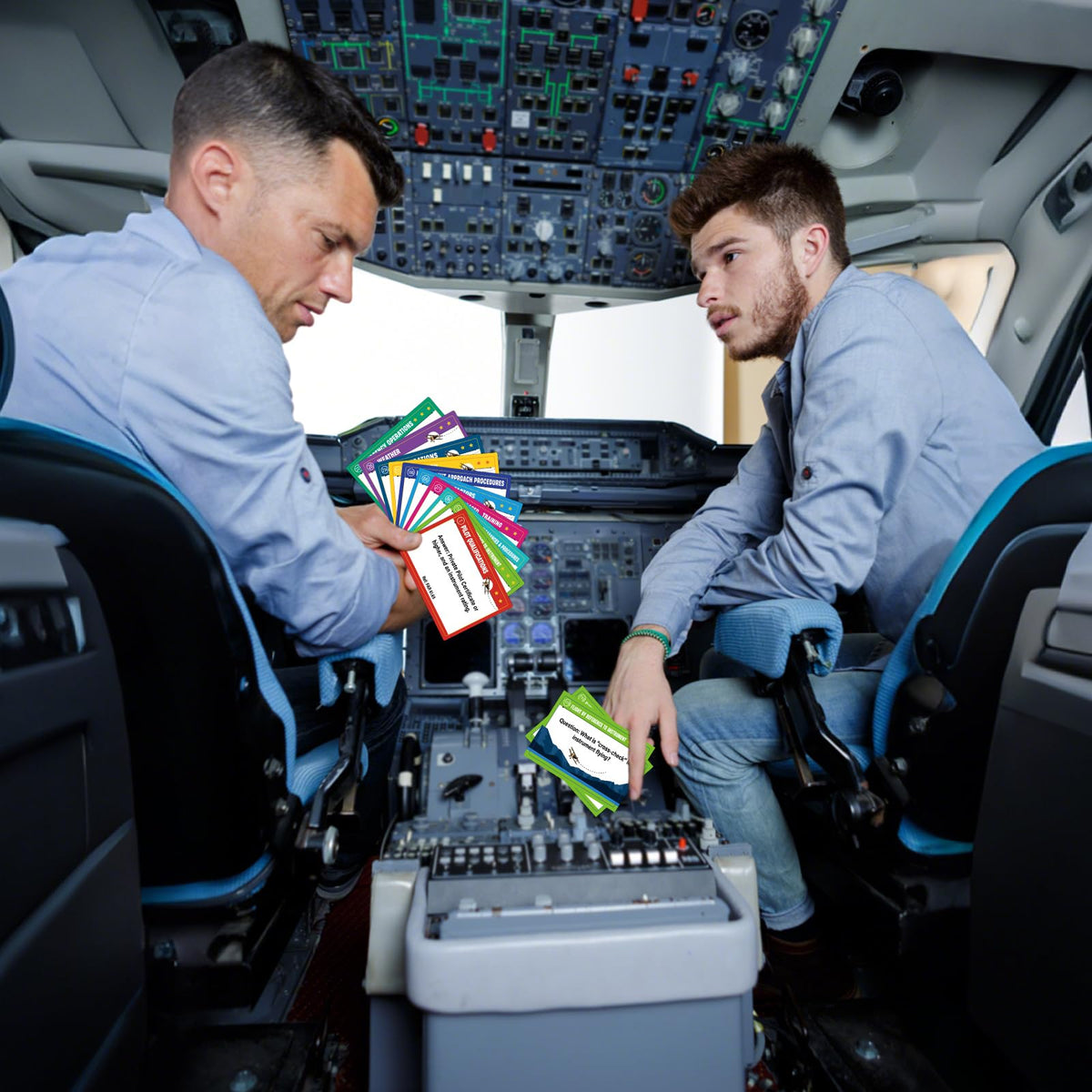 gisgfim 300-card set supports intensive exam practice for student pilots.